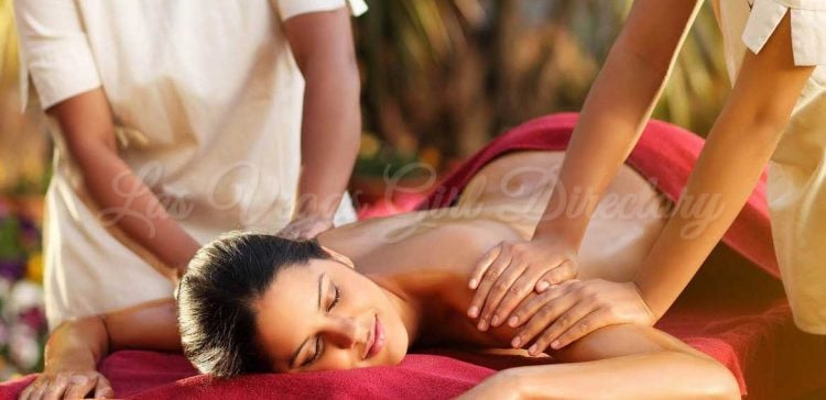 four hand massage
